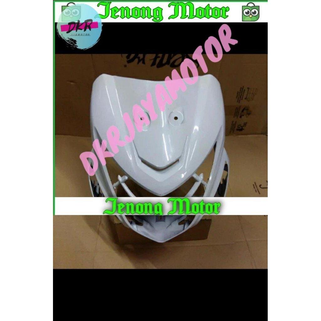 dasi tameng lampu depan honda beat pop warna putih
