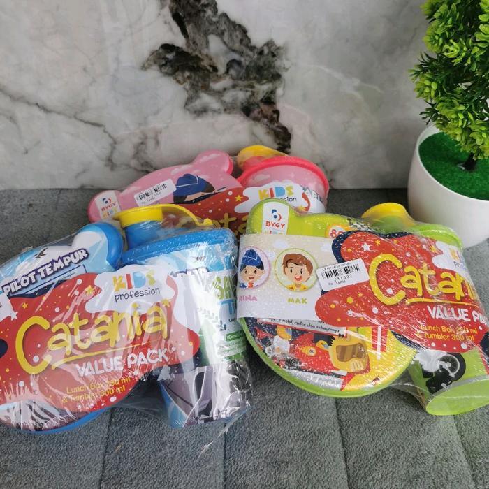 LUNCH BOX CATANIA KOTAK BEKAL ANAK TK KOTAK BEKAL LUNCHBOX ANAK PAKET BEKAL ANAK TERLARIS