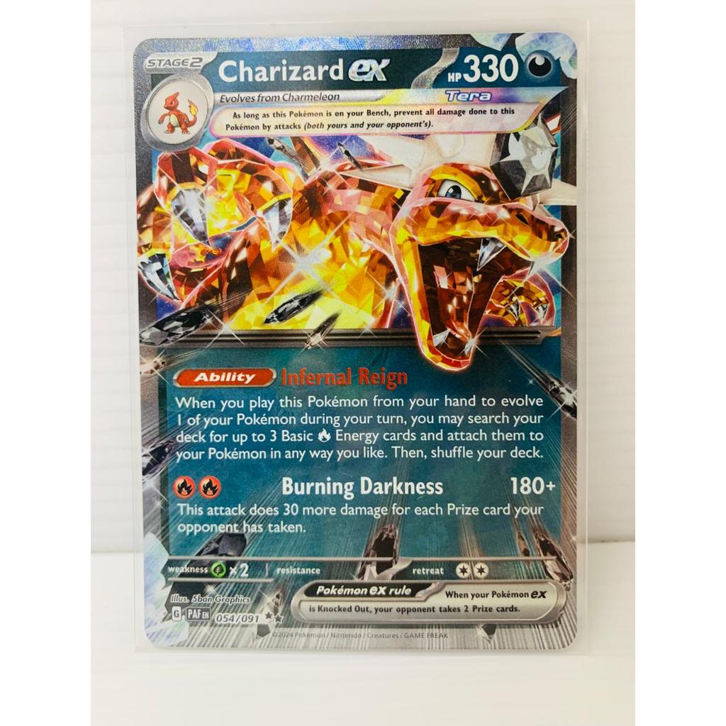 Charizard ex RR Paldean Fates Pokemon English Inggris