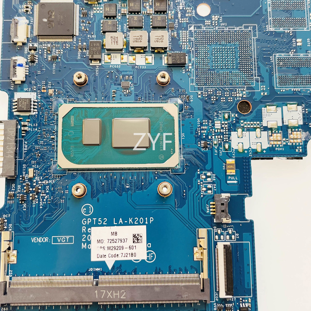 GPT52 LA-K201P For HP 250 G8 15s-DR 15-DW 15S-DU 15-DU Laptop Motherboard With 7505U i3 i5-1135G7