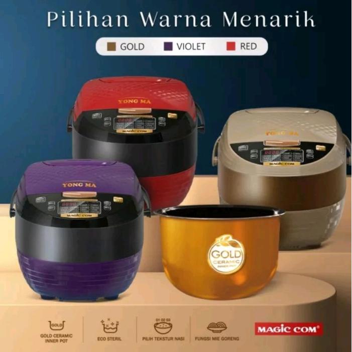 Magic Com Yongma Smc8027 - 2Liter / Rice Cooker Yong Ma Digital Smc-8027 New Upgrade Edition