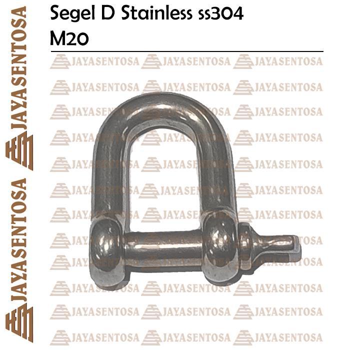 Segel D Stainless M20 / Shackle D SUS 304 SS 304