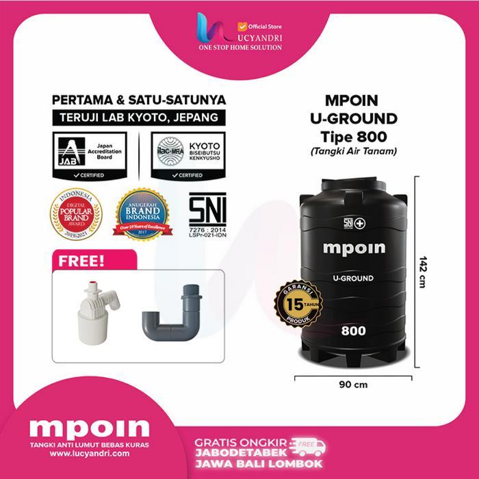 Tangki Air MPOIN 800 Tanam Pendam Toren Tandon 800 L Under Ground