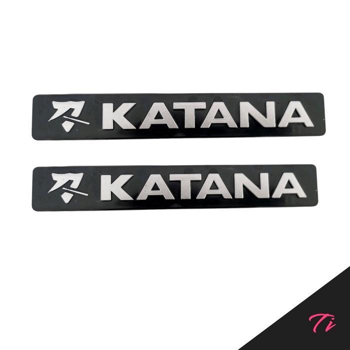 Emblem Logo Mobil Suzuki Katana / Emblem Katana / Tulisan Katana