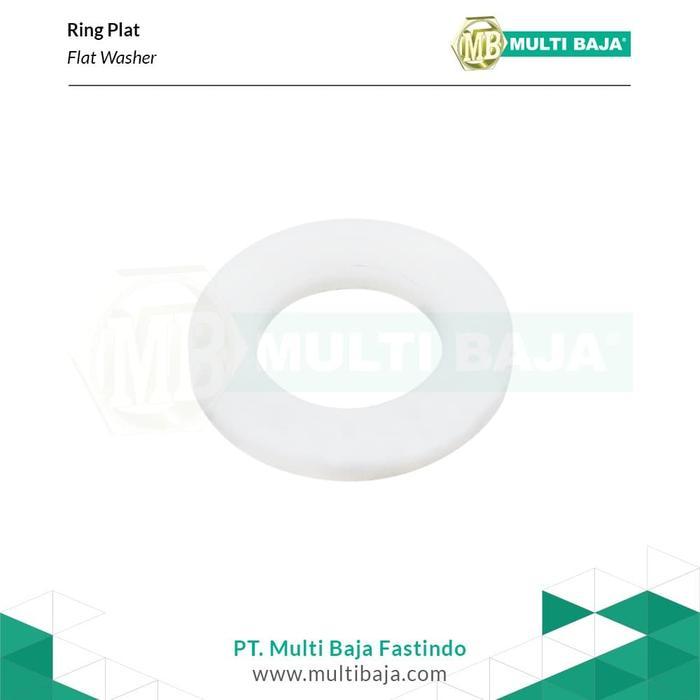 Ring Plat Nylon M4 (Flat Washer)