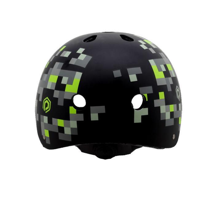 Helm Polygon Pixel Batok Helmet Sepeda Bmx Urban - Green - Size L