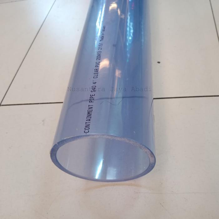 Pipa PVC Transparan 3 " inchi - Pipa PVC Clear - Pipa PVC Bening