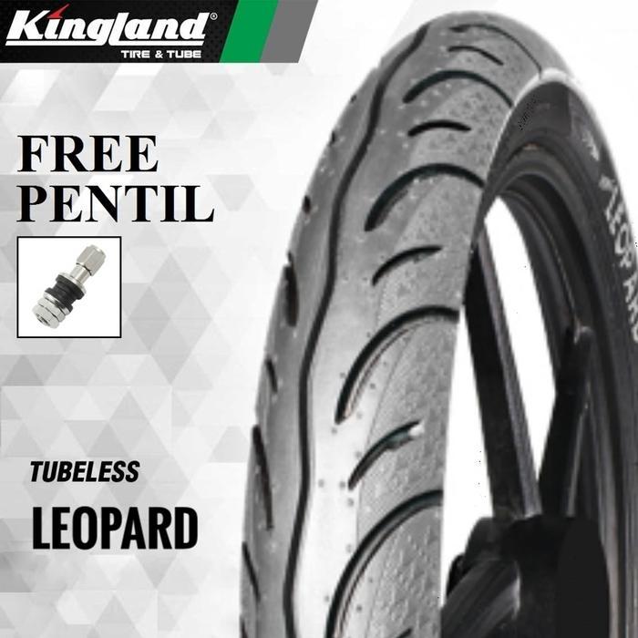 Ban Motor Tubeless Kingland 80/90-17 Leopard Ban Motor Bebek Ring 17