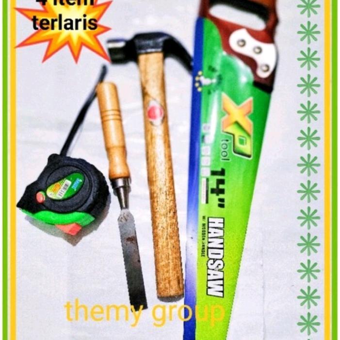 PROMO SPECIAL VIRAL.... PAKET HEMAT ALAT PERTUKANGAN /PAKET ALAT TUKANG GAGANG KAYU TERLARIS..