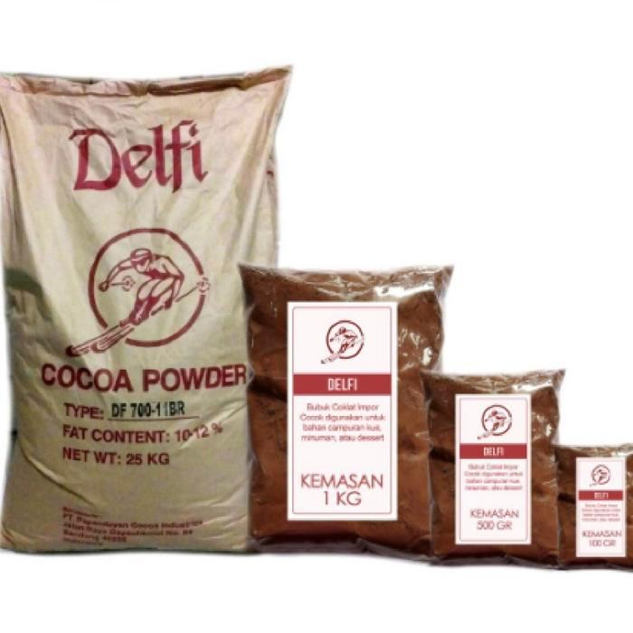 Cocoa Powder Delfi 500Gram Coklat Bubuk Delfi Murni Original