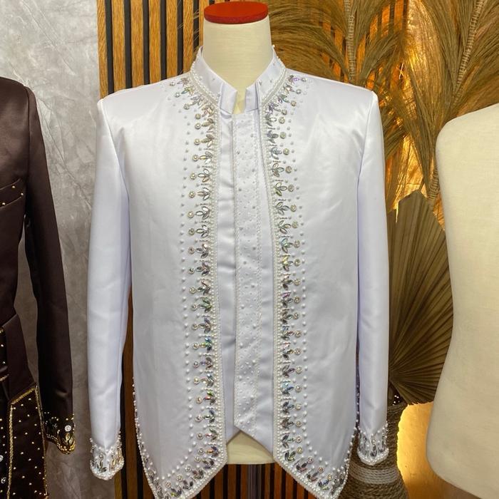 Jas Bekap Pengantin Pria Jawa (Jas +Rompi)