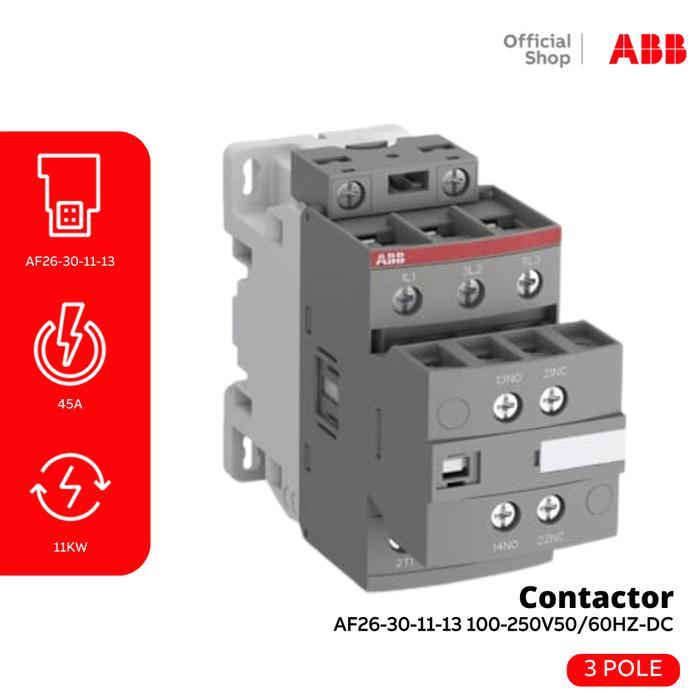 ` ABB AF26-30-11-13 100-250V50/60HZ-DC Contactor 1SBL237001R1311