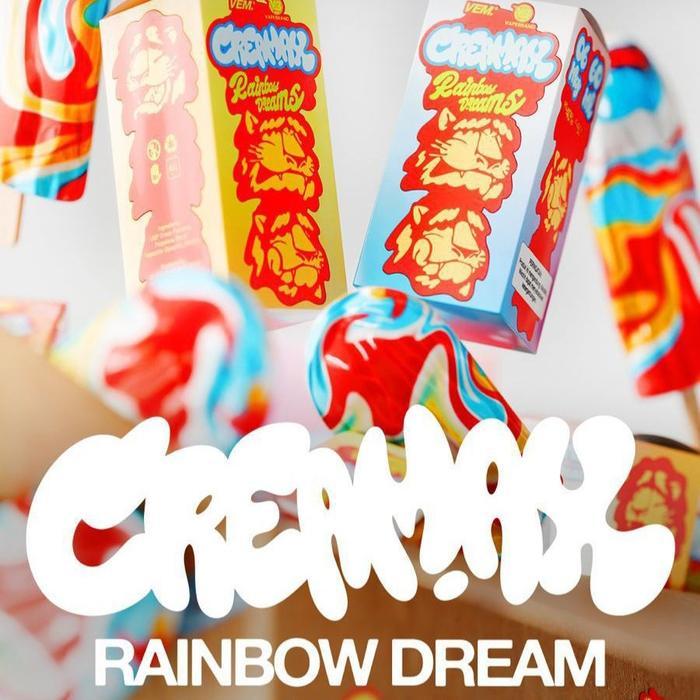 BV CREAMAX RAINBOW DREAMS RAINBOW ICE CREAM 60ML FREEBASE BY VEM
