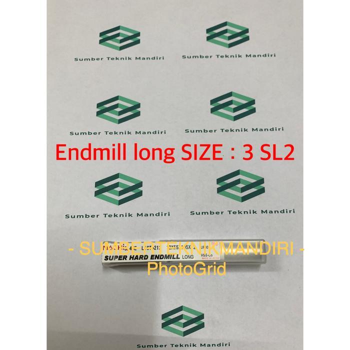 Nachi Super Hard Endmill Long 3 Mm Mata 2 / End Mill Long 3Mm Sl2