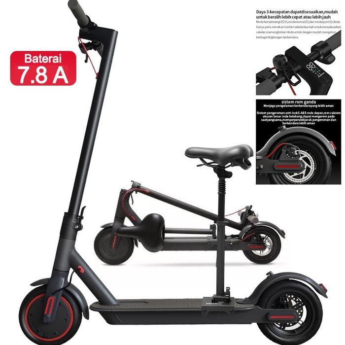 Promo EBUY Skuter Elektrik 8,5 inci / Foldable Smart Electric Scooter Masa Pakai Baterai 30KM/Skuter