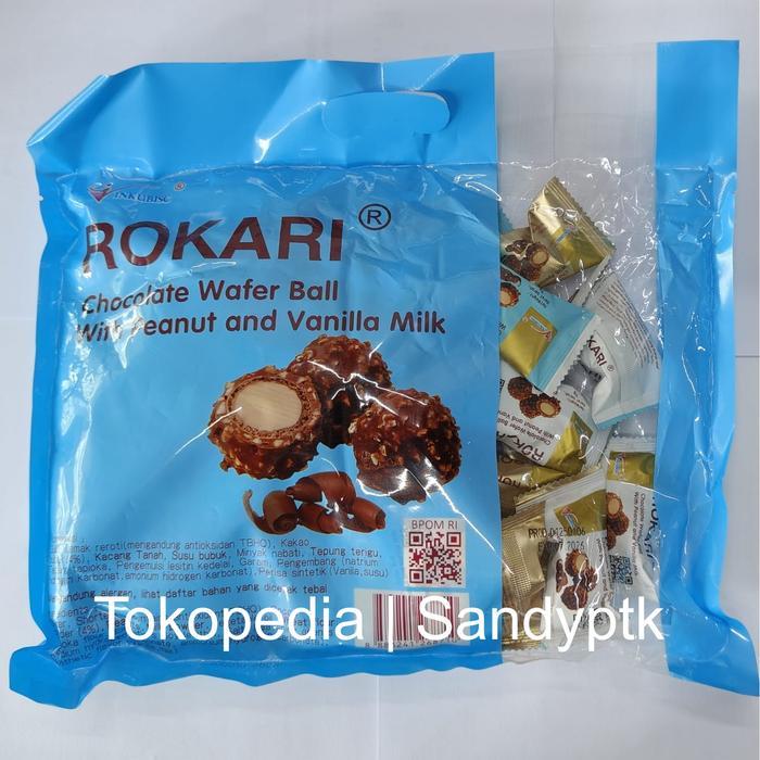 Elipse Wonderball Chocolate With Peanut Wafer Ball Bulat Coklat Kacang