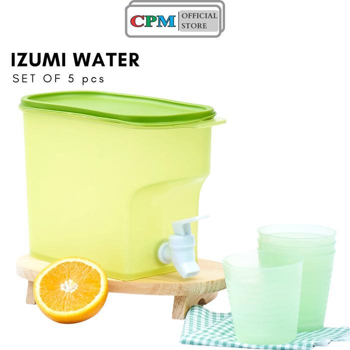 ` CPM Izumi Water Dispenser set of 5 Pcs HIJAU
