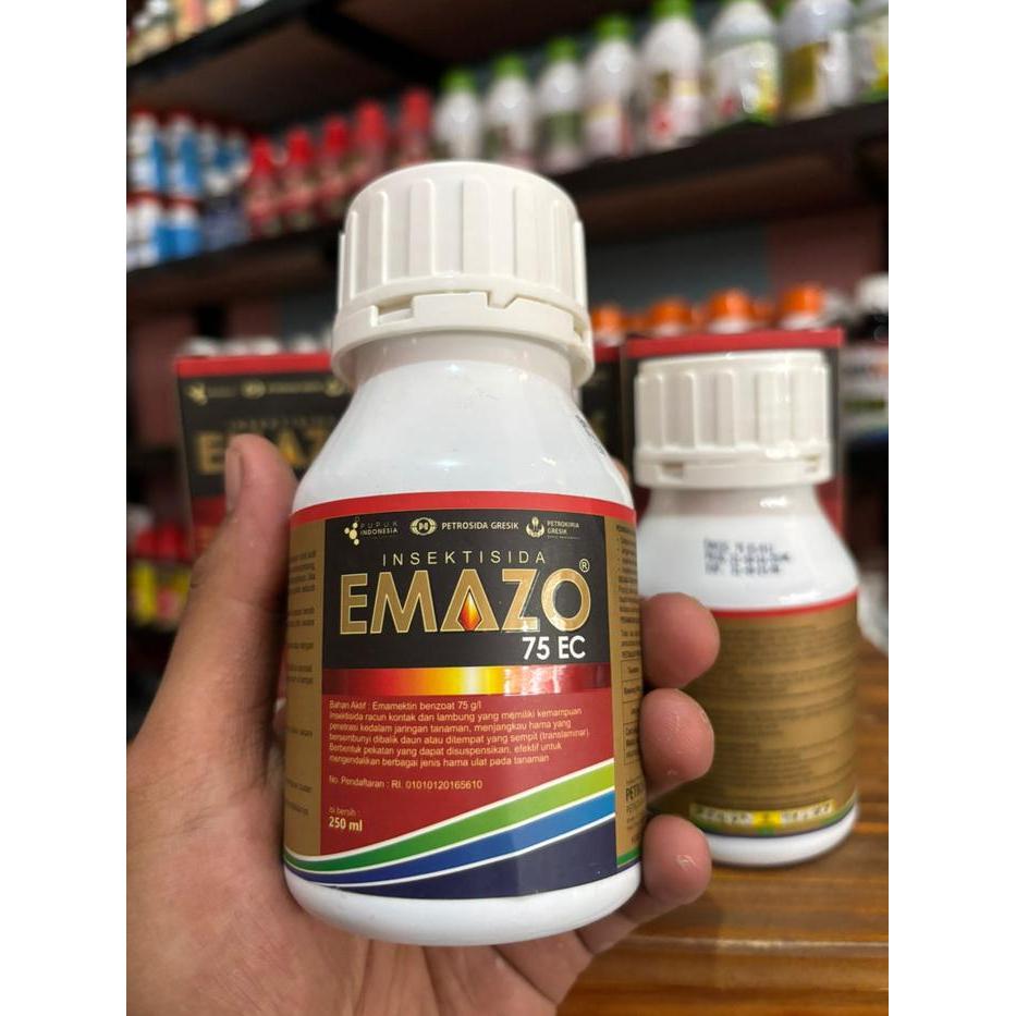 asyifashops EMAZO 75 EC Insektisida Pengendali Sundep Beluk EMAZO RED