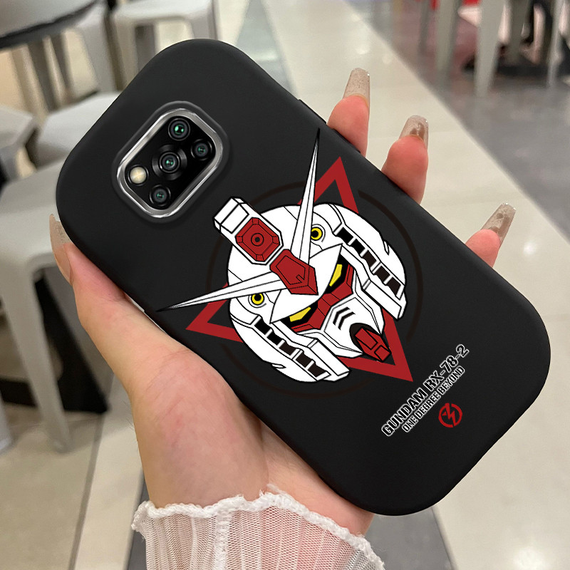 Casing Hp Untuk Xiaomi POCO X3 POCO X3 Pro POCO X3 GT POCO X3 NFC Case Robot mecha Kasing silikon Ce