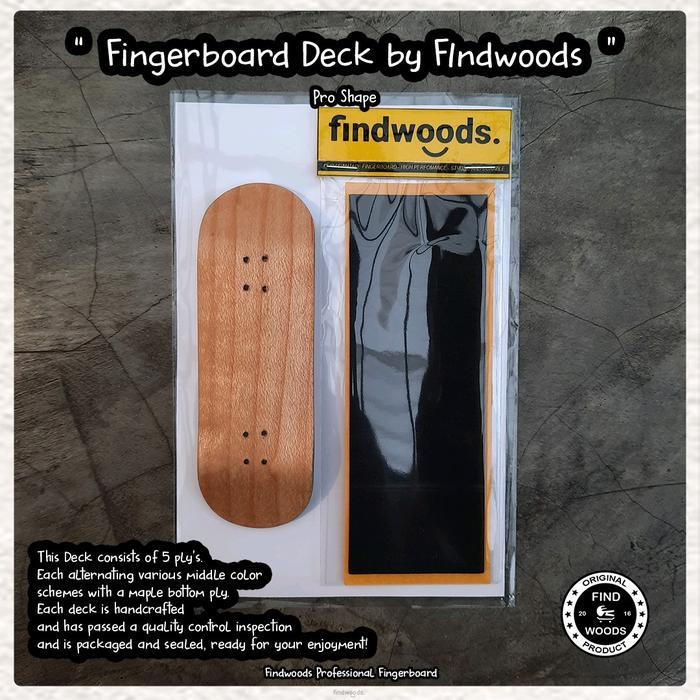 Fingerboard Deck Blank Findwoods Papan Jari Pro Premium
