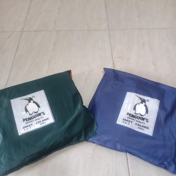 RAINCOAT JAS HUJAN SETELAN PINGUIN CX 7 DEWASA