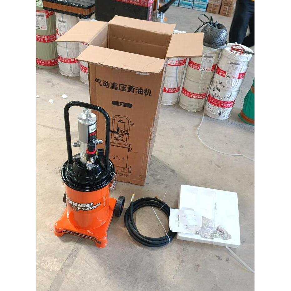 AIR PNEUMATIC GREASE PUMP GREENER 12 L ALAT PELUMAS GREASE