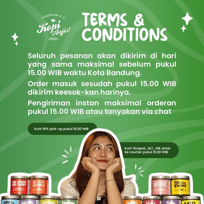 Biji Kopi Arabika Gayo Wine 200 Gram - Specialty Roast Beans ( Gayo Winey )