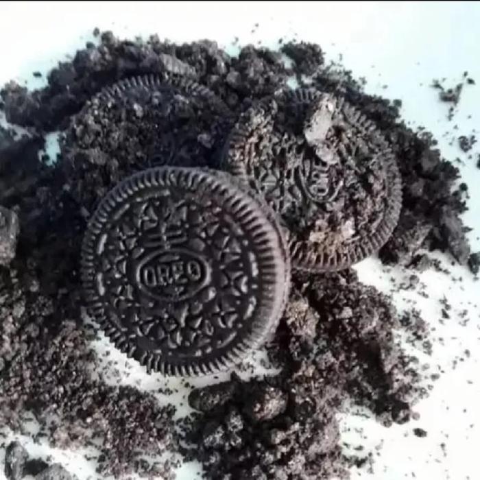 Oreo Cookie Crumb repack 100gr / Bubuk Oreo Kasar