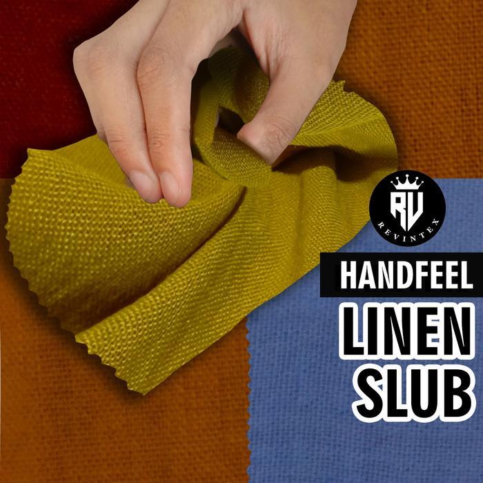 Sample Kain Linen Slub Handfeel Katalog - REVINTEX BANDUNG