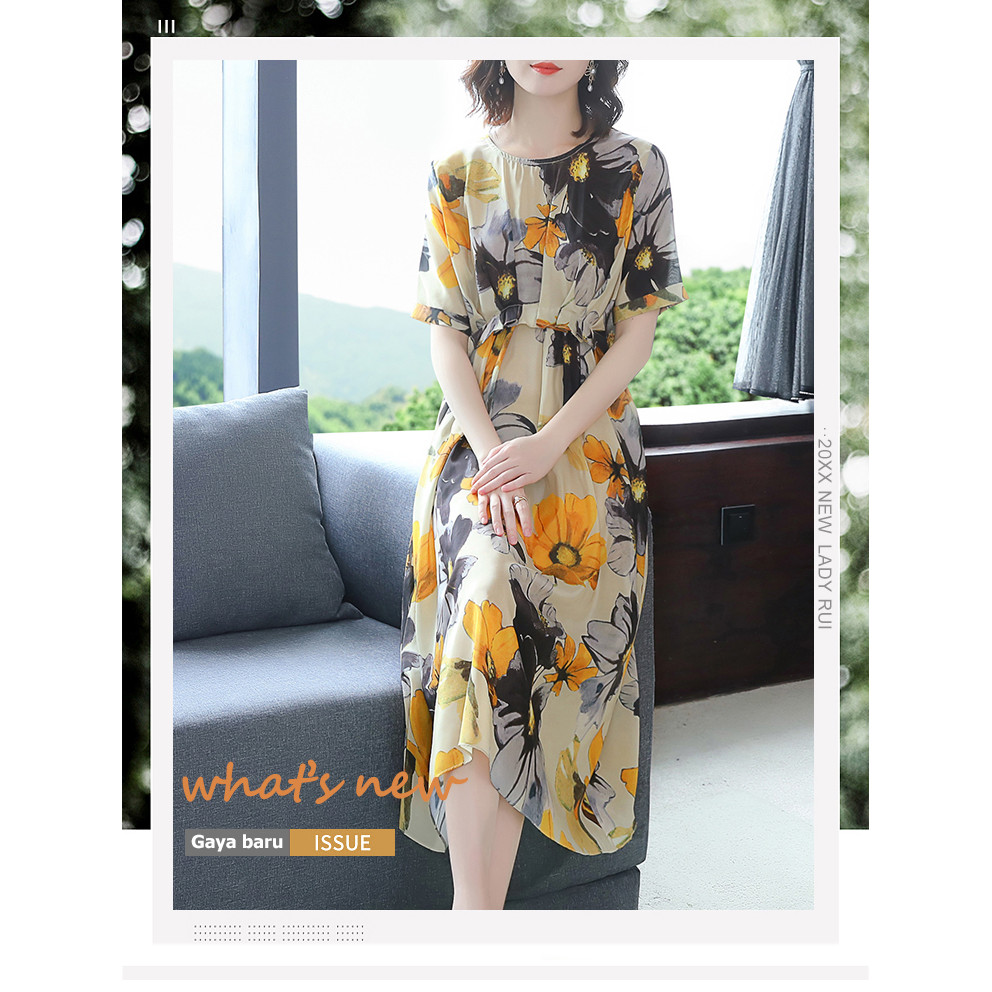 Dress Set Pakaian Wanita Longgar Murah