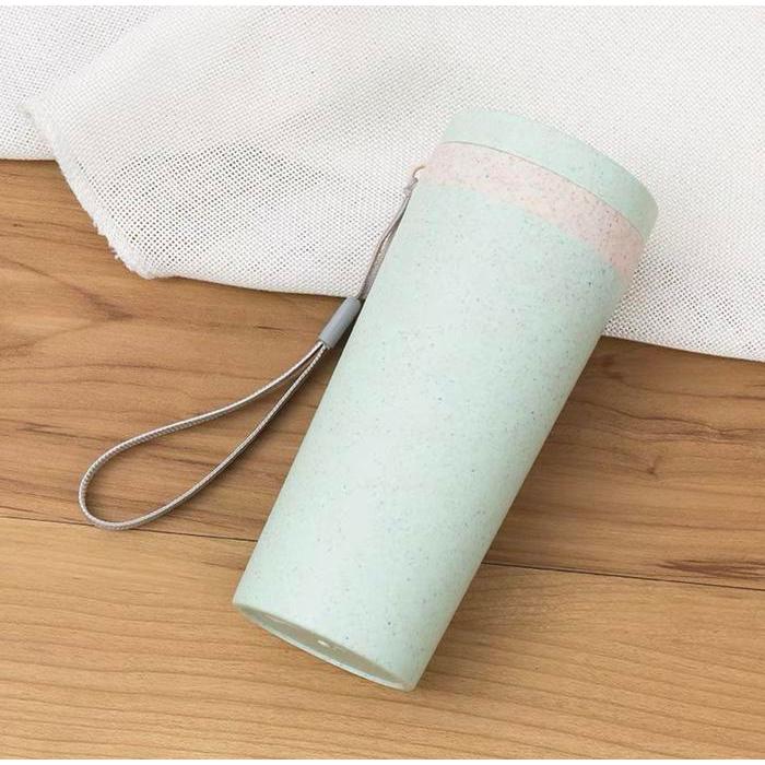ID TUMBLER BOTOL MINUM WHEAT STRAW BOTTLE RAMAH LINGKUNGAN TUMBLER CUP WHEAT STRAW CANGKIR