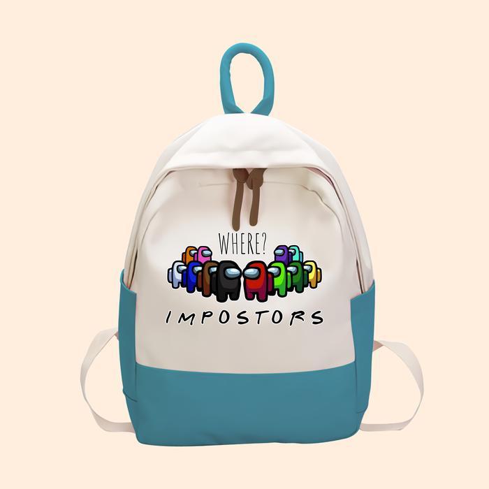 Tas Anak Game Among Us Anak SD TK Kantong Backpack Karakter Anak AMS-02