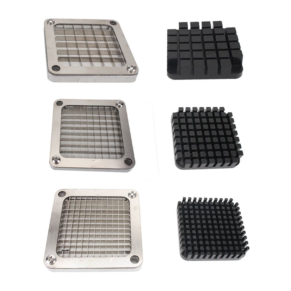 BEST Chips Cutter Stainless Steel Blade Potato Cutting Machine +3 Blades Size French Fry Potato Chip