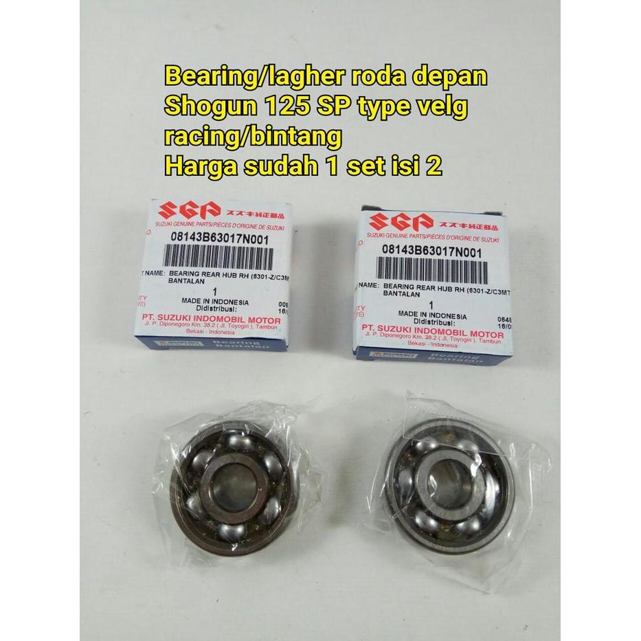 Bearing/lagher roda depan Shogun SP velg racing