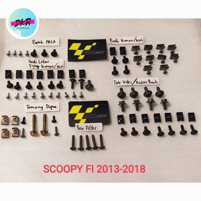 baut full body scoopy fi/baut lengkap bodi scoopy fi tahun 2012-2018