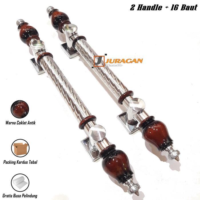 Handle Pintu Rumah 50 Cm - Gagang Pintu Kayu Asli Kuputarung - Tarikan Pintu Kamar Handel Pintu