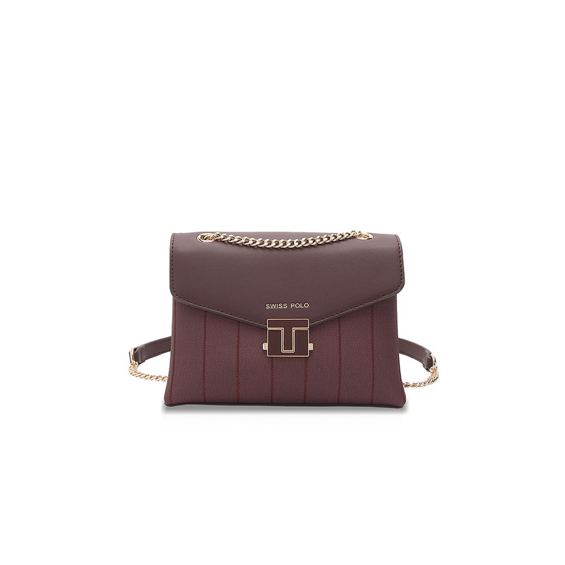 Swiss Polo Women's Top Handle Bag / Sling Bag / Crossbody Bag (Tas Selempang / Tas Tangan) - Merah W