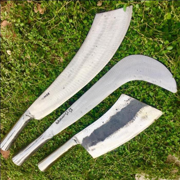 arit pisau golok baja isi 3 paket kerja
