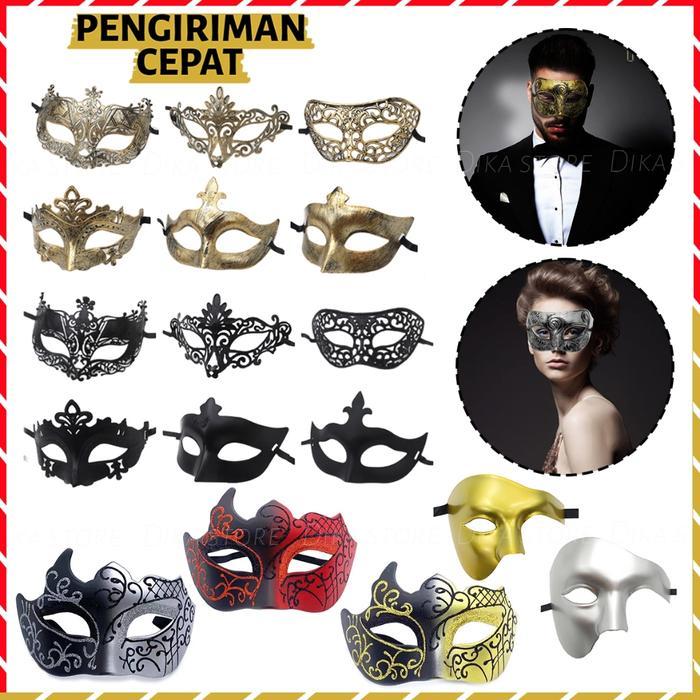 BIGSALE Topeng Pesta Pria Wanita Cowok Cewek Dewasa Mata Seksi Sexy untuk Party Prank Halloween