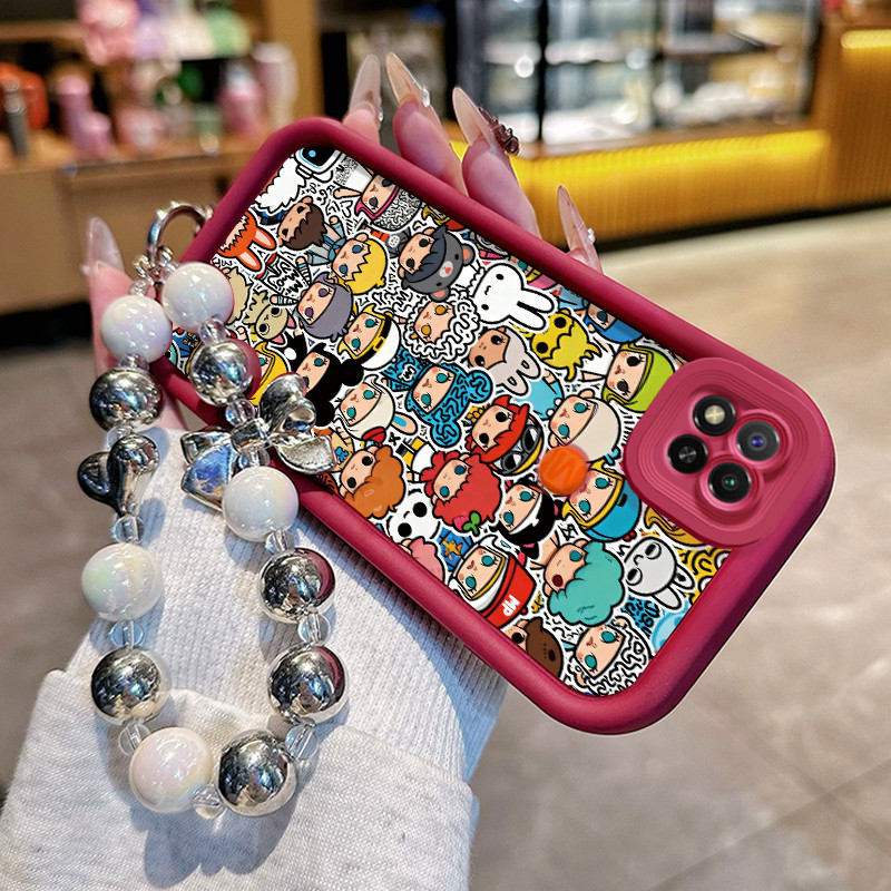 Casing Hp untuk Xiaomi Redmi 9C NFC 10A POCO C3 C31 Case Casing pola karakter kartun Silikon Cesing 
