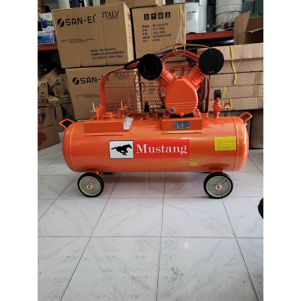 Kompresor Angin MUSTANG 1HP //Tabung Kompresor  MUSTANG
