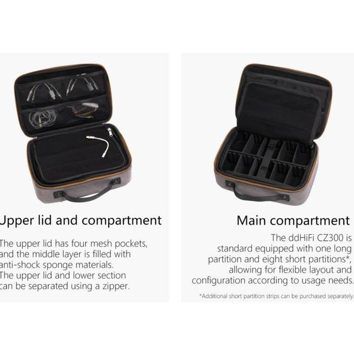 ddhifi CZ300 / CZ-300 / CZ 300 Portable Large-capacity Storage Bag Waterproof Zipper