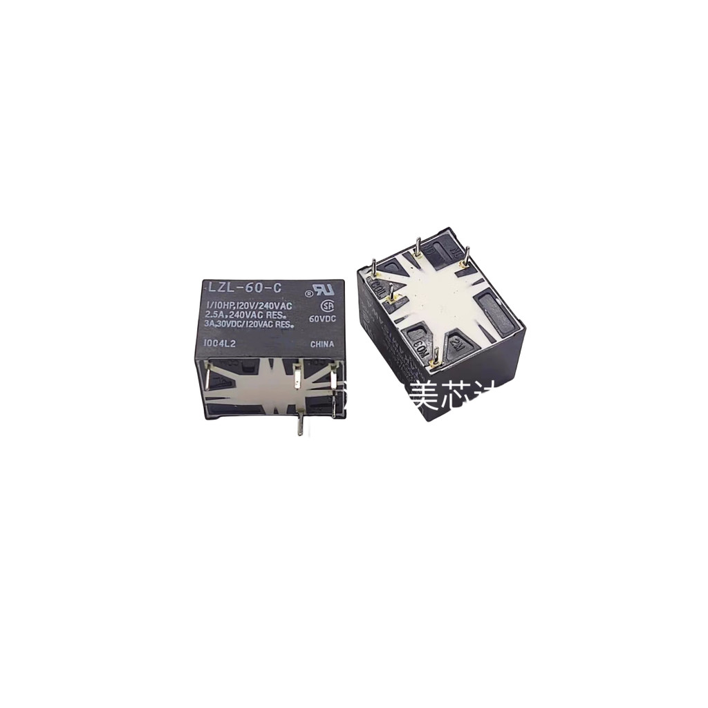 2 PCS 60V REL LZL-60-C DC60V 60VDC 5 PINOS