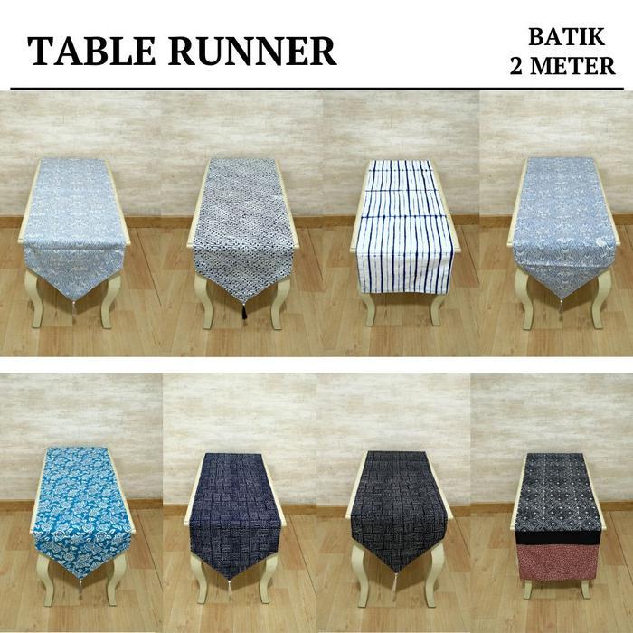 Taplak Meja / Table Runner / Taplak Meja Panjang / Bed Runner Batik 2 Meter