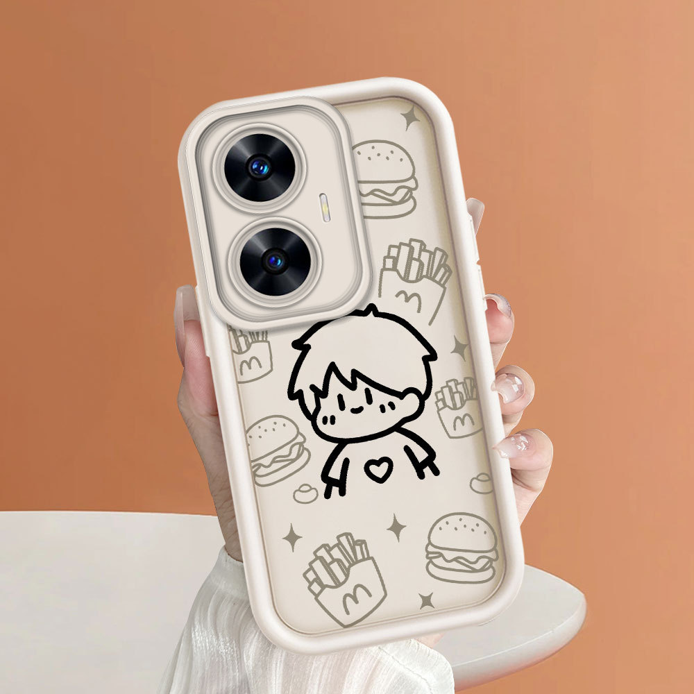 Casing Hp UntukRealme C55 Case Softcase Soft Cesing Handphone Cover Populer Kartun Cassing Cool Kesi