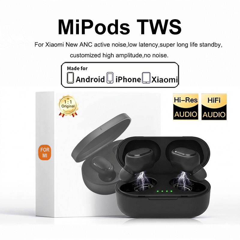 For  Original TWS A6S Pro Bluetooth Earphone Wireless Headphones For  Airdots iPhone