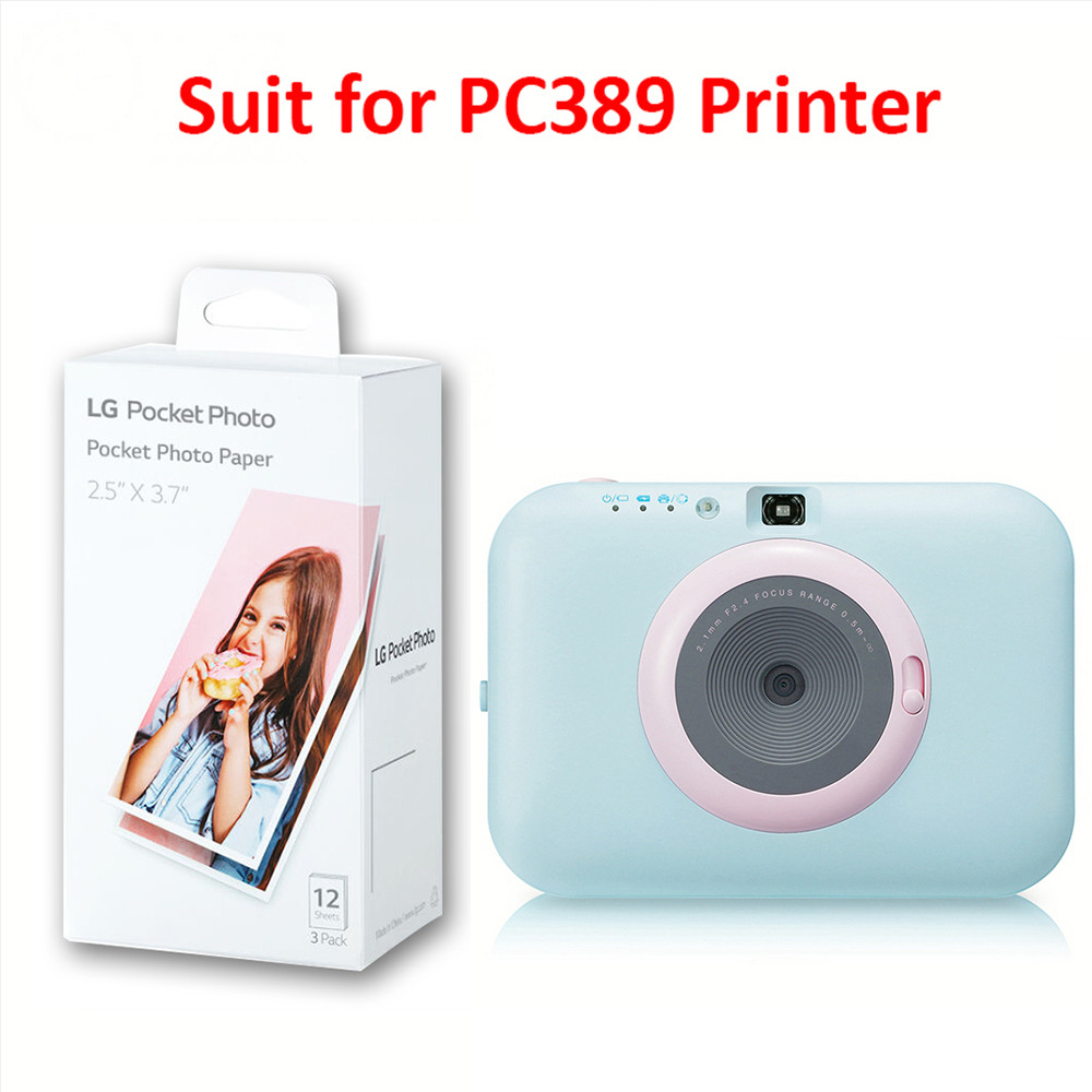 PT3013 original photo paper 2.5x3.7inch 36 photo/box for LG PC389P PC389S PC389 snap photo printer