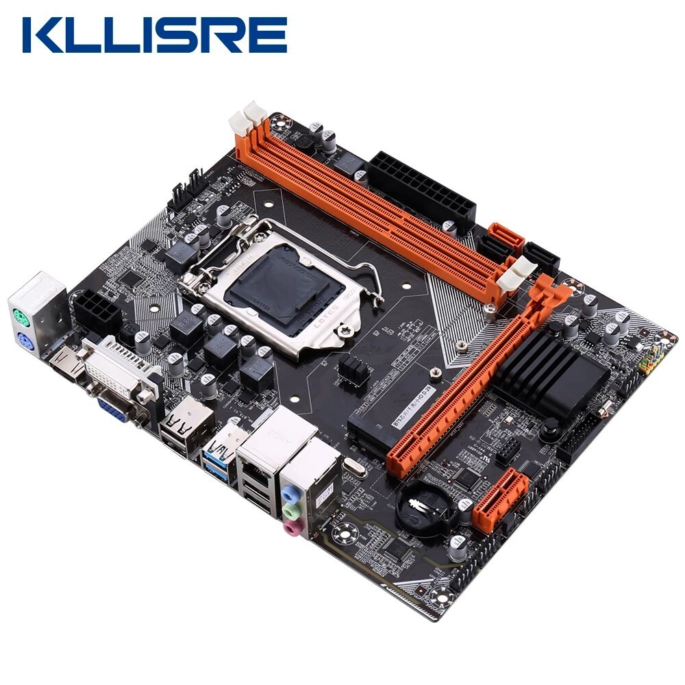 . Kllisre B75 Motherboard Set With Core I7 3770 2 X 8Gb = 16Gb 1600Mhz -