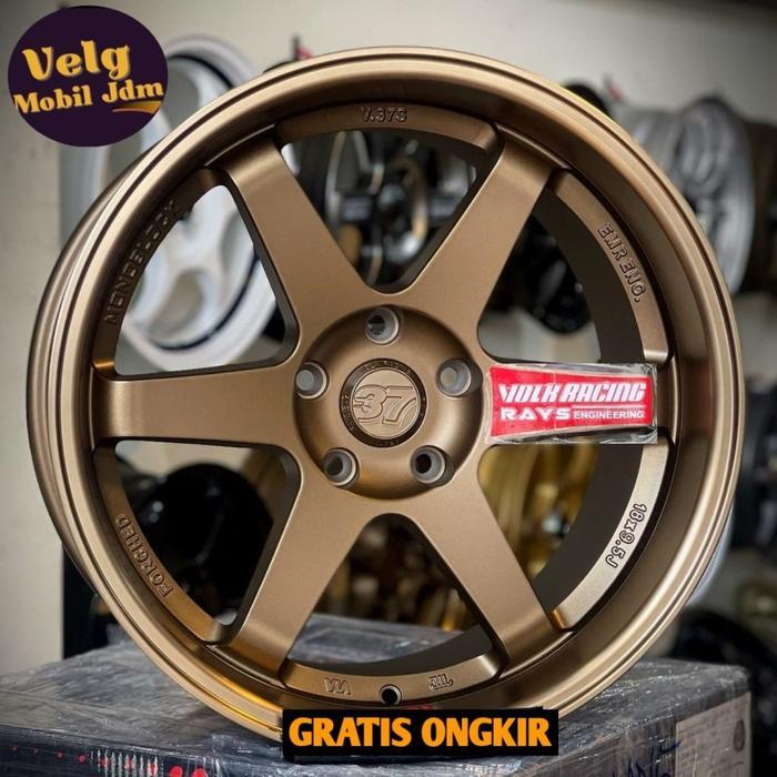 velg mobil r18 lebar 9,5 offset 23 VOLKRAYS TE37 velg ring 18 venturer zenix reborn civic xtrail