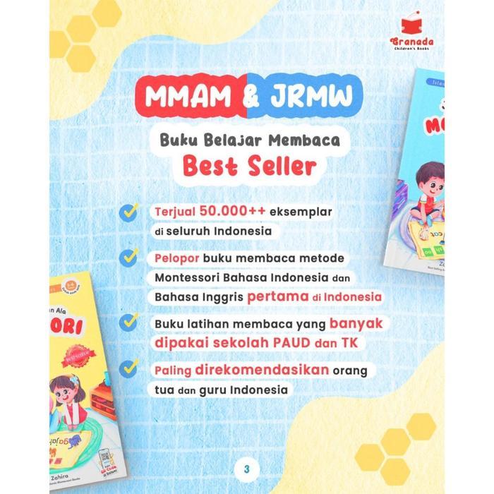 [Ready Stock] Membaca Menyenangkan Ala Montessori Dan Joyful Reading The Montessori Way: Zahra